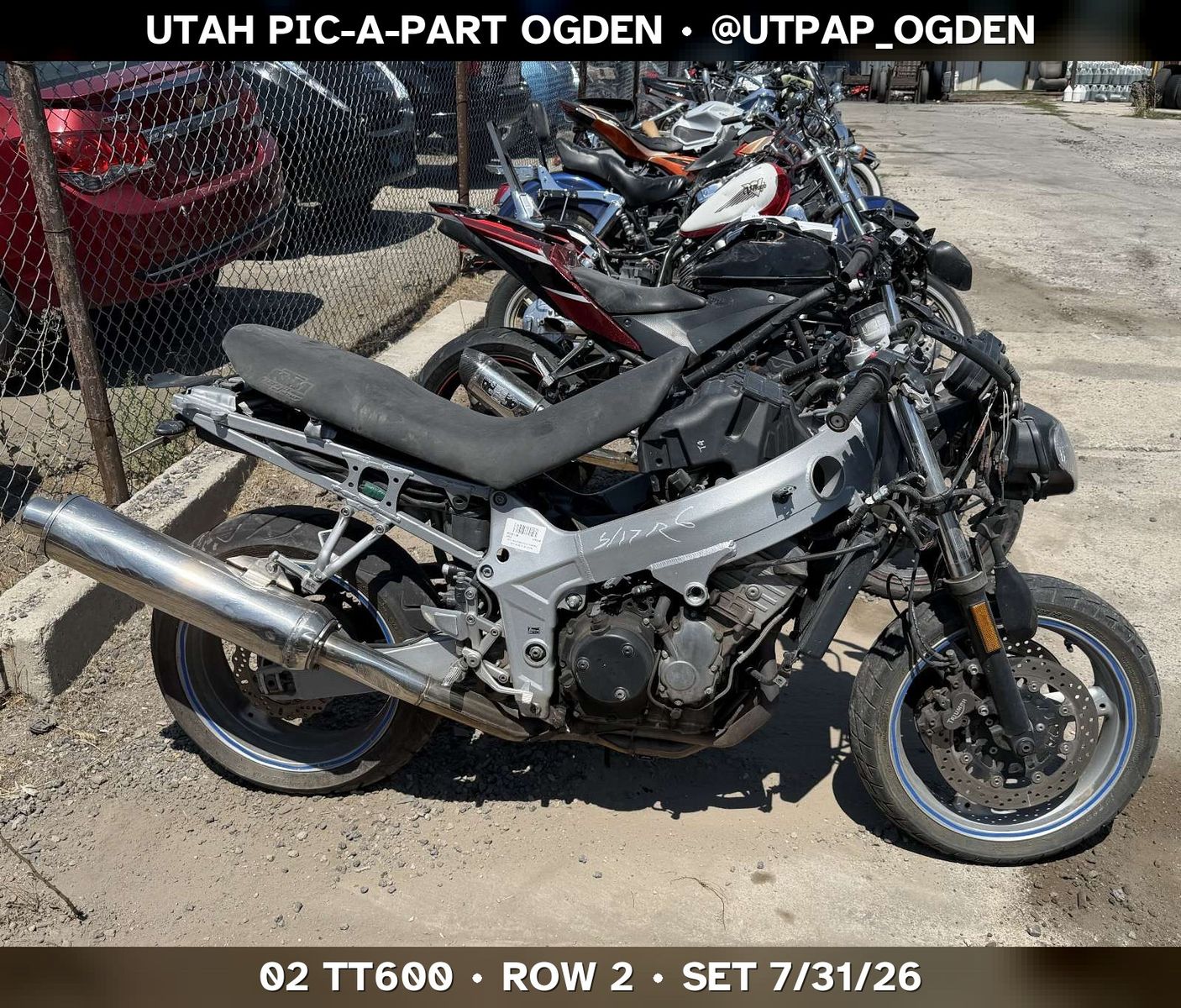 Just In! 2002 Triumph TT600 Parts - UTPAP Ogden
