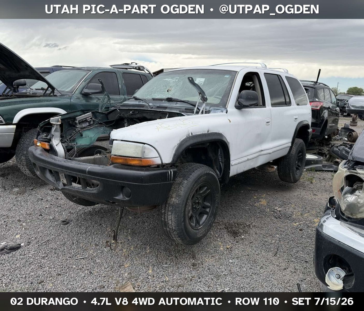 2002 Dodge Durango Parts - UTPAP Ogden