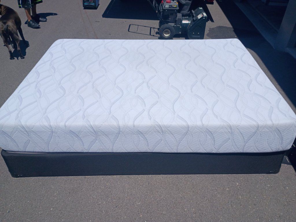 Queen mattress with box spring $300OBO