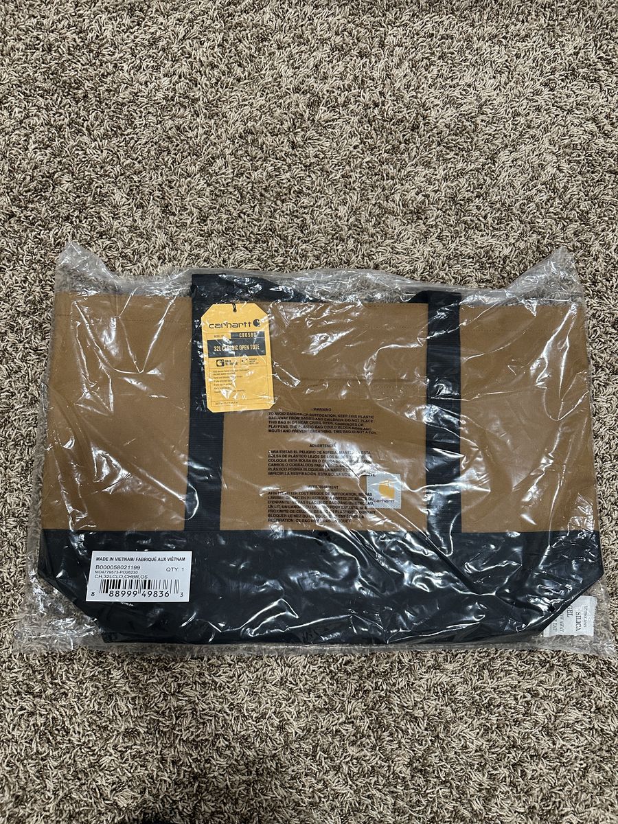 New Carhartt 32L Classic Open Tote