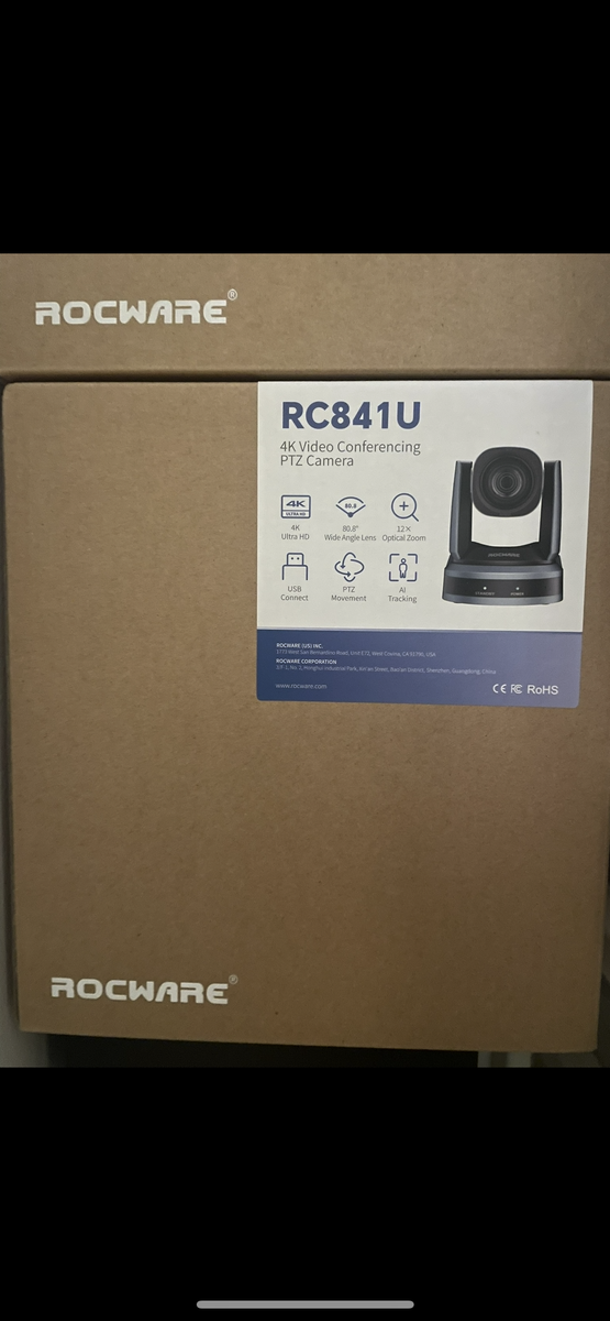 Brand new 4K PTZ camera