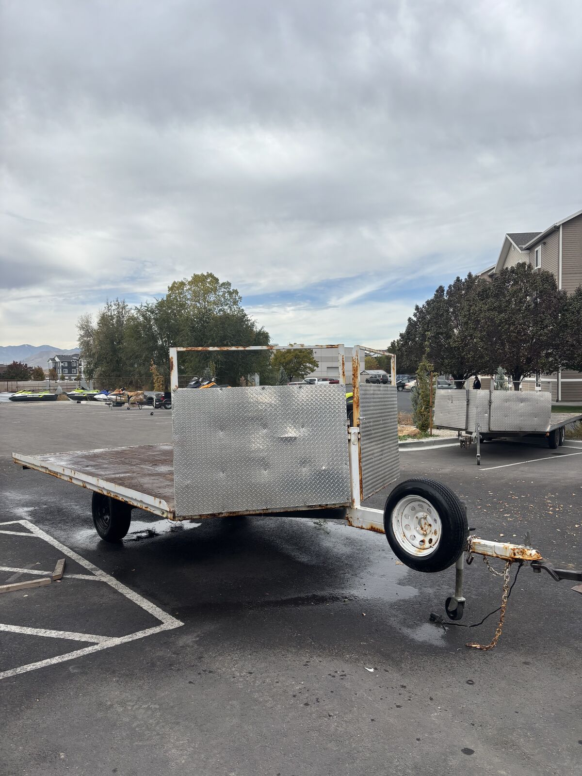 3 Place Snowmobile Trailer