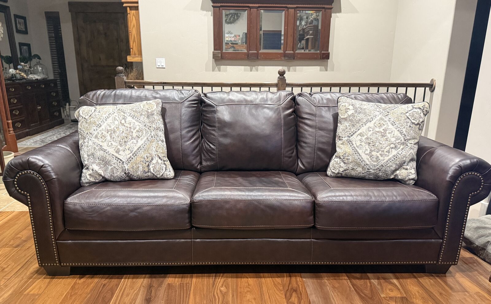 High Quality Leather Couch Set