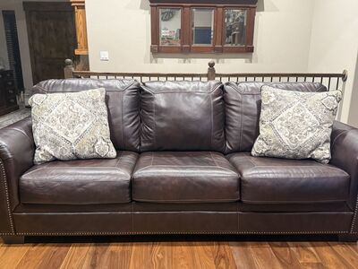 High Quality Leather Couch Set