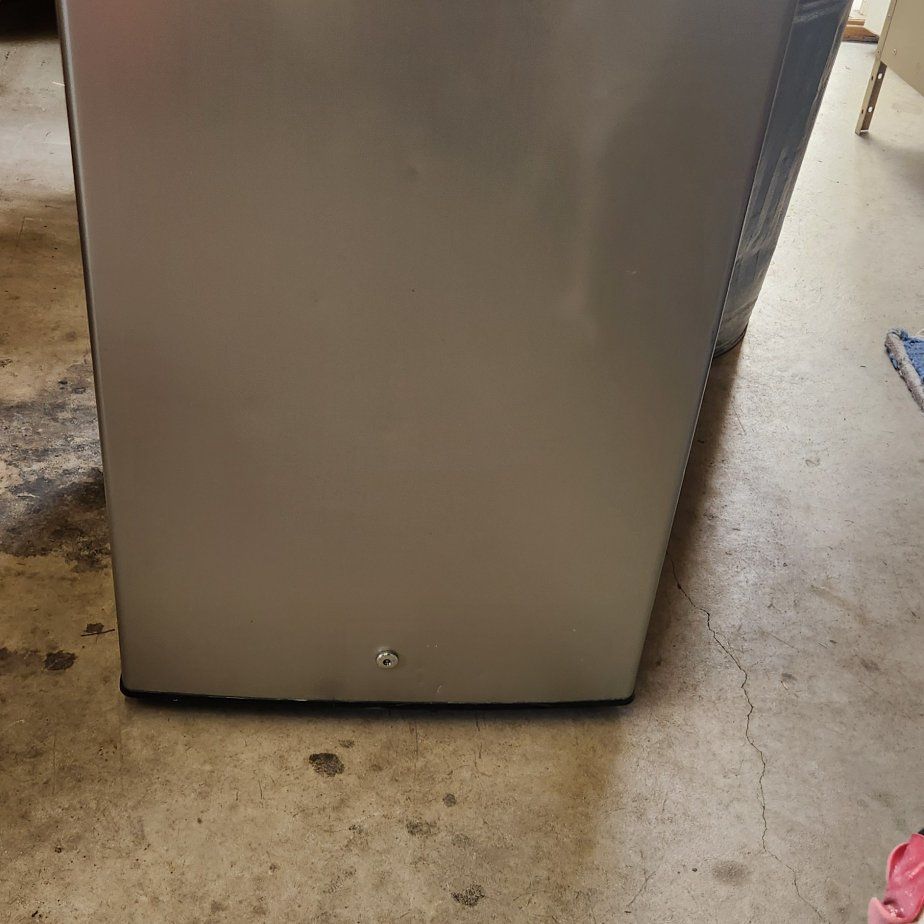 Small GE refrigerator with freezer