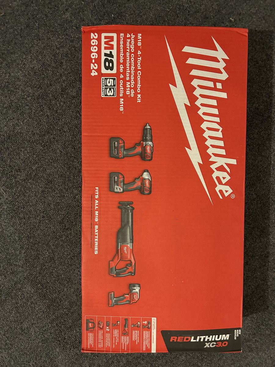 Milwaukee 4 tool kit combo