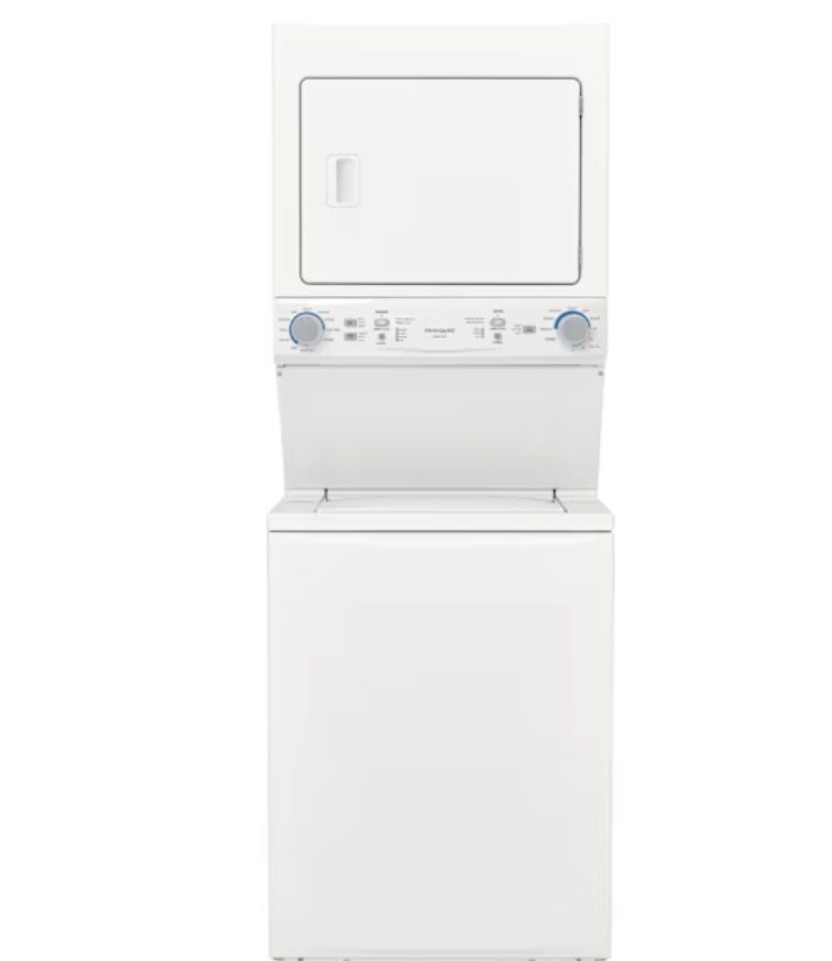 Stacked washer/dryer