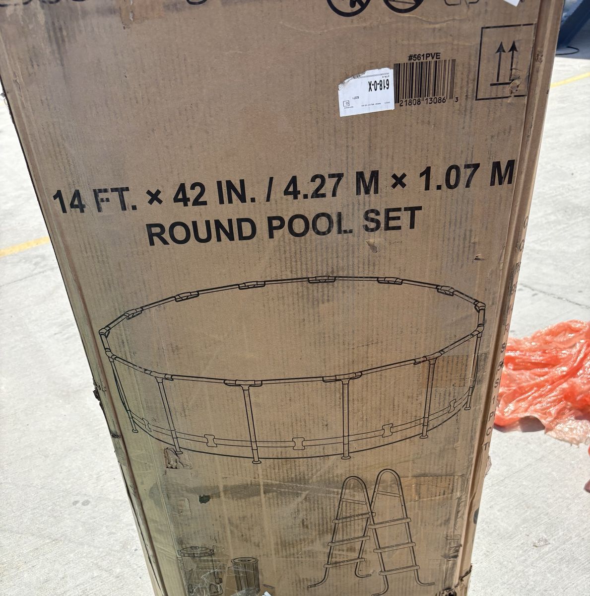 Best way 14 ft. x 42 in. Round Pool Set - Outdoor Recreation