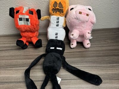 Small Minecraft Plushies Set of 4