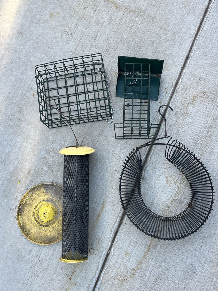 Wild bird  feeders $20 all suet, yellow finch, bl
