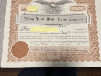 2 Welby Jacob water shares