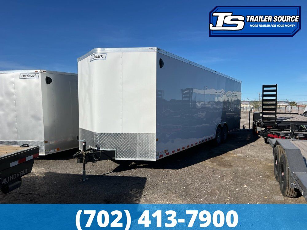 8.5x28 Haulmark Transport Enclosed Cargo Trailer - 7'6" Interior - 12K GVWR