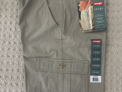 Wrangler cargo pants new