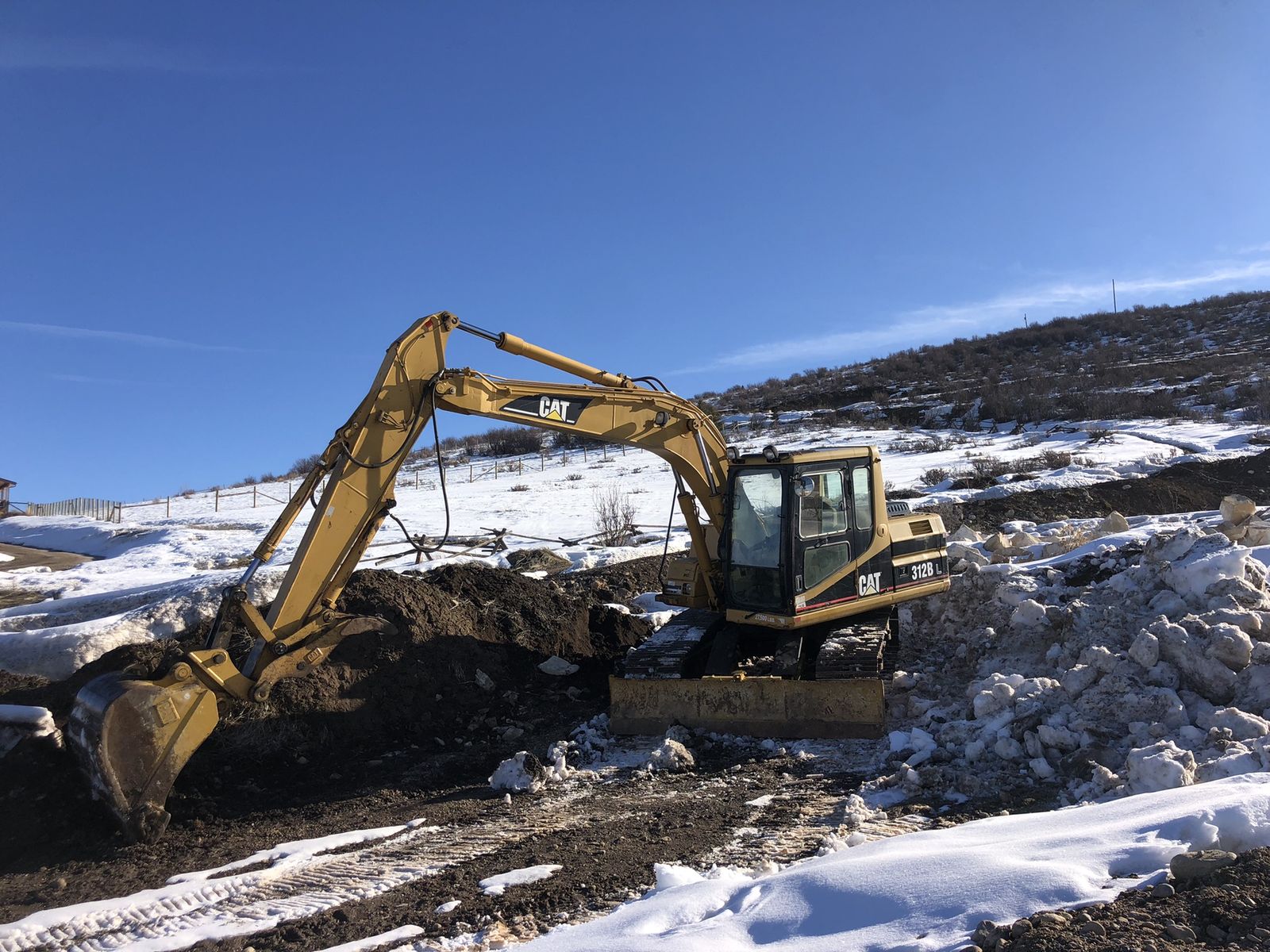 2000 Cat Excavator 312BL