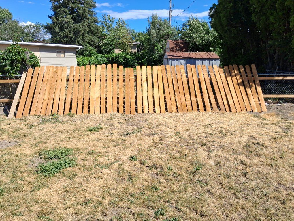 45 wood fence panels