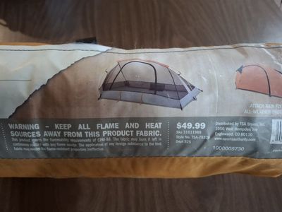 Sports Authority TSA-7532A All-Weather Tent with Rain Fly - SKU 31611989 Solitude 1 Alpine Design