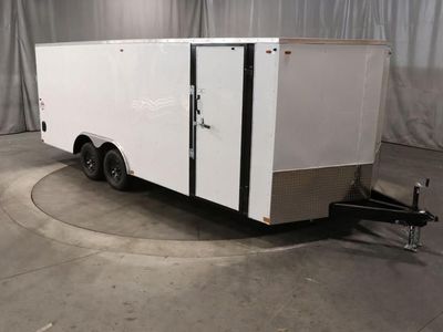 102x20' Patriot V-Nose Enclosed Car Carrier Trailer For Sale