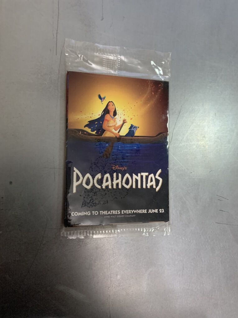 Disney Pocahontas Sealed Trading Cards