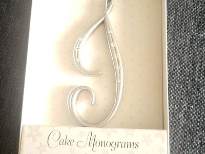 I Cake Topper