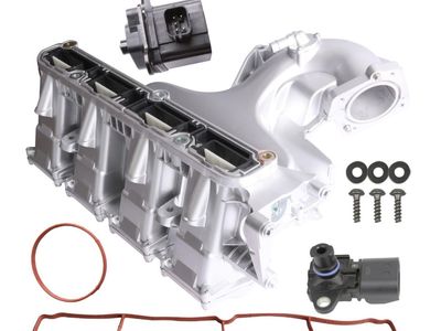 Aluminum intake manifold w/runner control