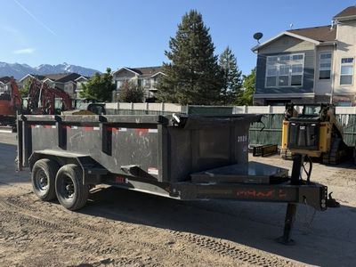 7 x 14 x 14K Dump Trailer for Rent - 36 Inch Sides
