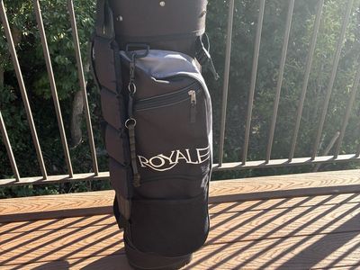 Royale Black Golf Stand Bag with 6-Way Divider Top