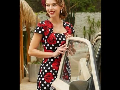 New Grace Karin Vintage 50''s Pencil Dress Sz M