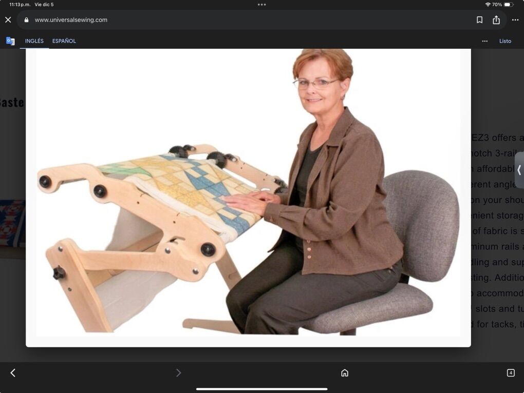 Grace StarT Right EZ3 No BasTe Quilting Frame