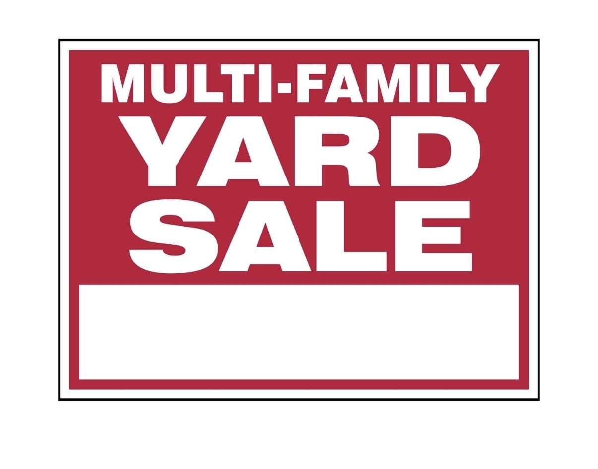Multi Family Yard Sale 8/8 Sat