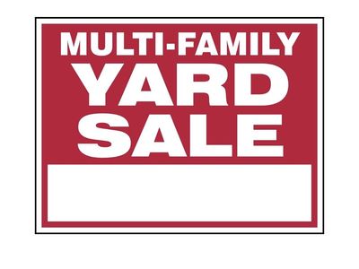 Multi Family Yard Sale 8/8 Sat