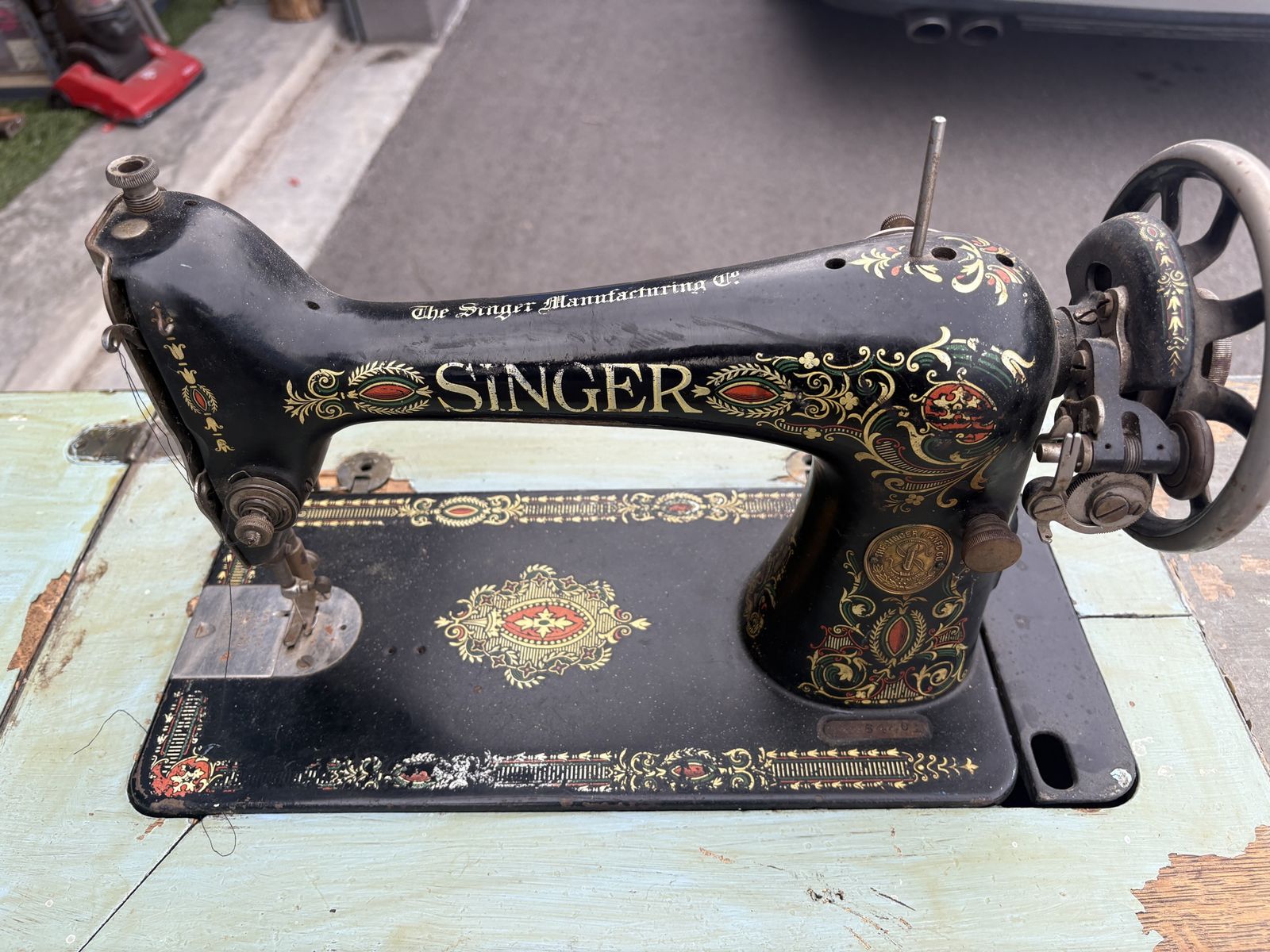Antique Singer Treadle Sewing Machine