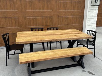 Kitchen table with Article chairs