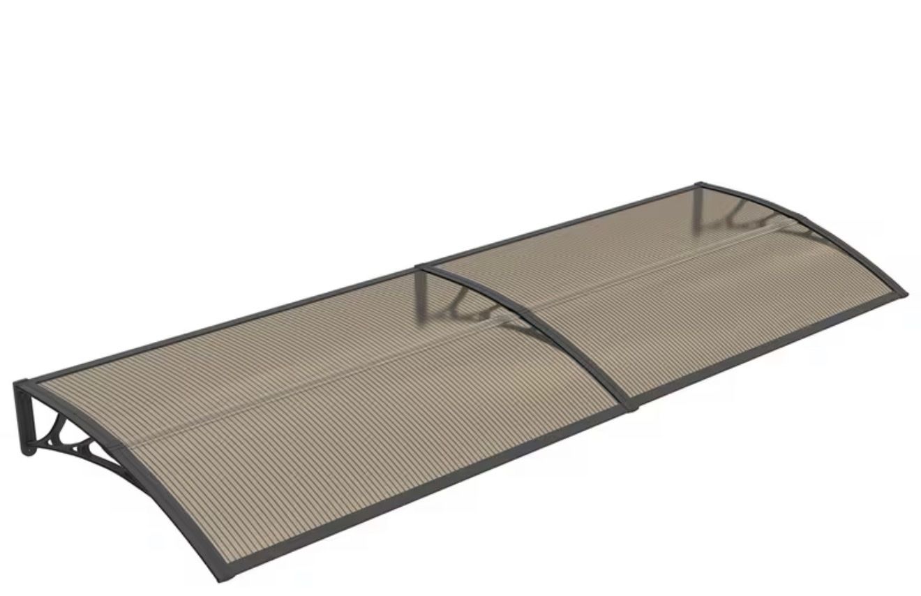 Generic 38x80 Inch Outdoor Window Awning & Door Canopy, UV Rain Protection