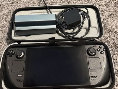 Valve Steam Deck 512GB Handheld Gaming Console with Case, Charger, and Dock