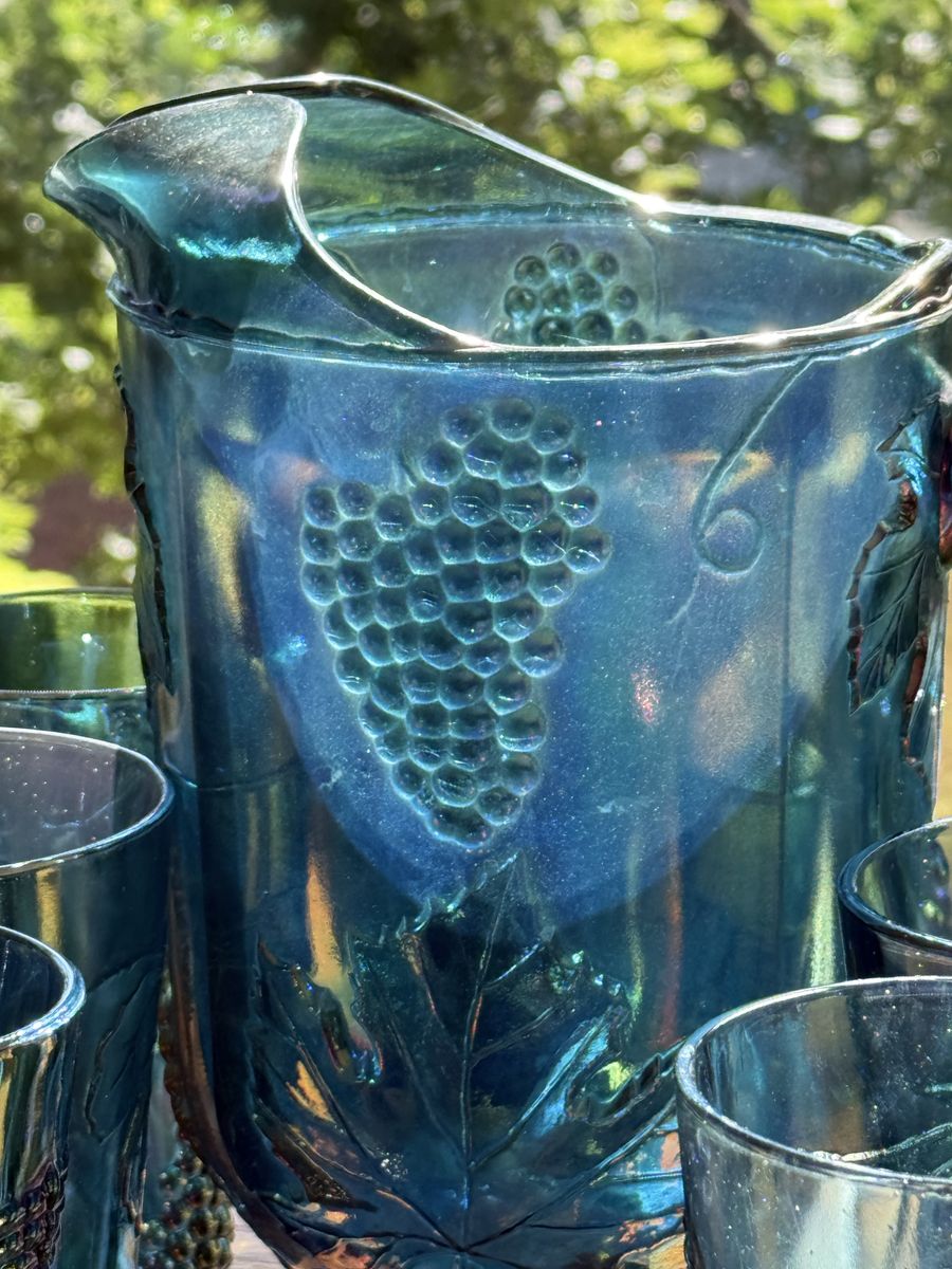 Carnival Glass “Harvest Grape” Pattern