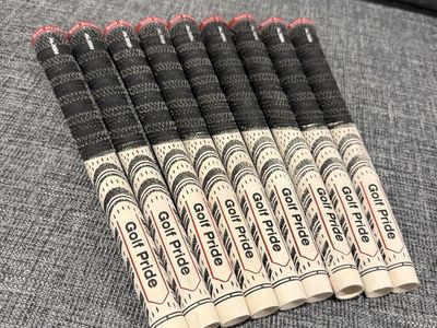 Golf Pride MCC Align Standard Golf Grip Pulls 9pc Excellent