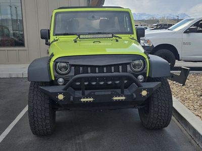 Jeep Wrangler Unlimited Sport Lime Green 4-Door soft top Off-Road