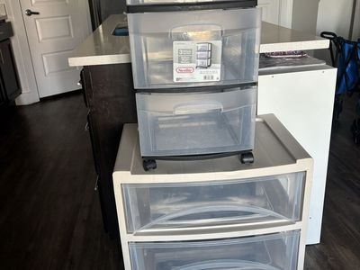 Plastic 3 drawer