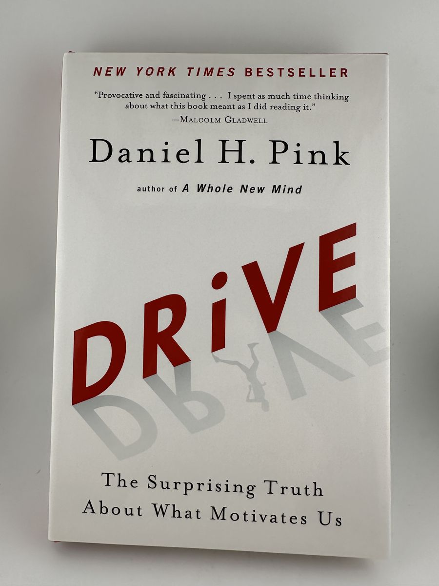 Drive Daniel H Pink HC 2011 Riverhead Motivation Business Book DJ