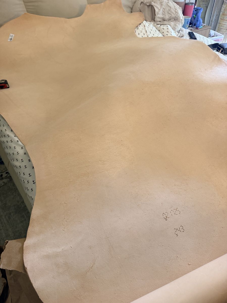 New. Natural Leather 7x3.5 