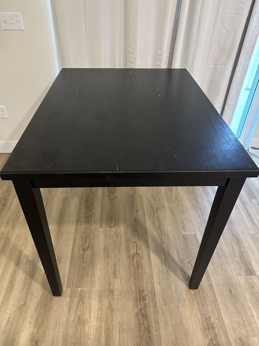 Black Wood Table