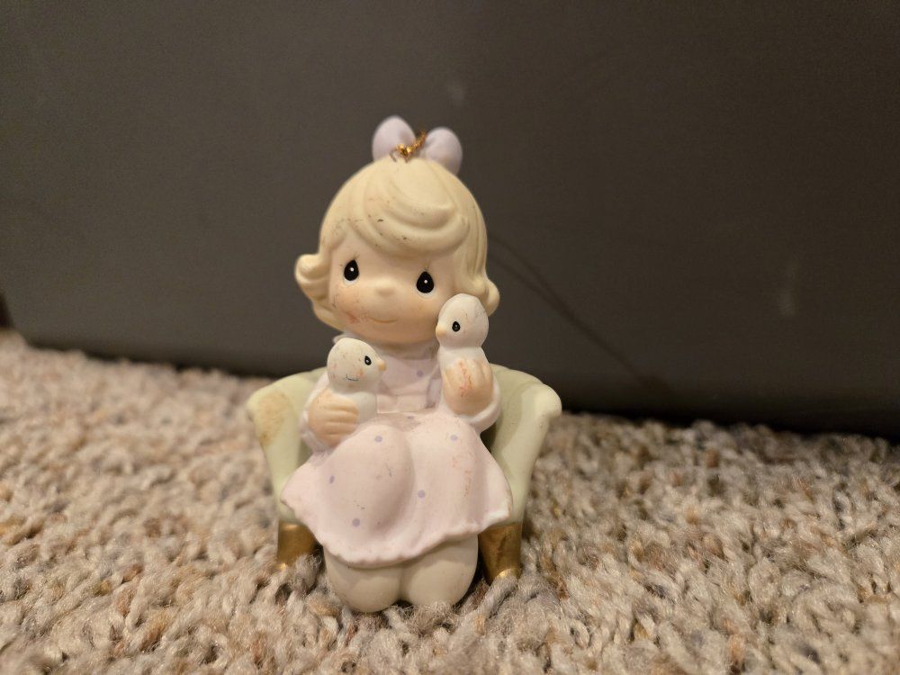 Precious Moments Porcelain Ornament "We're Two Of A Kind" #455997 With Box