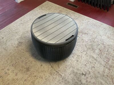 Outdoor Patio Table With Storage