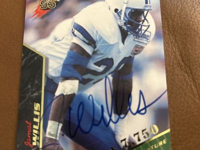 1995 Playoff Contenders Rookie Challenge Jamal Willis Autograph Card #852/750 RB BYU Cougars RC Football Auto Hand Signed