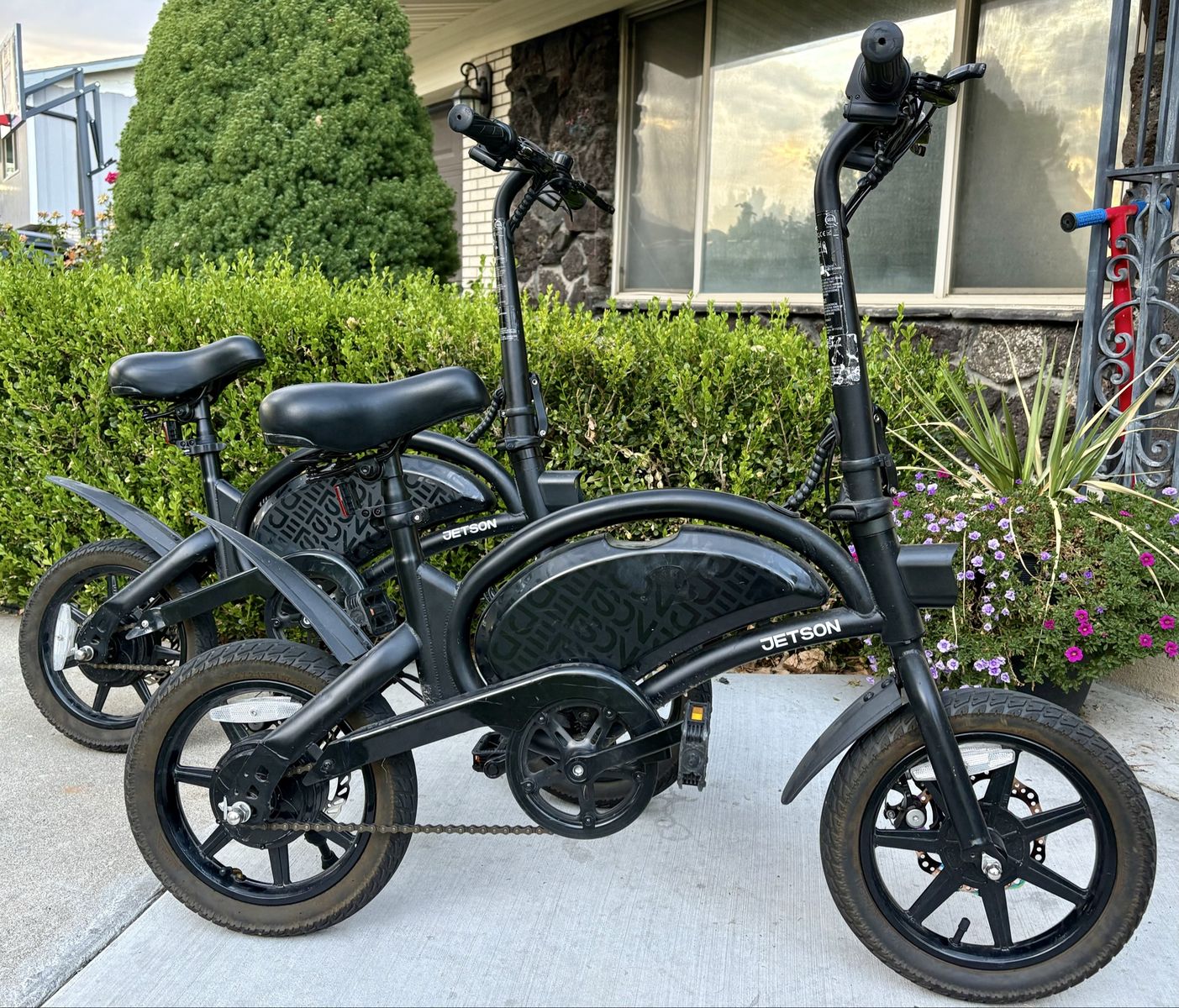 Two Jetson Electric Bikes Foldable Commuter E-Bike