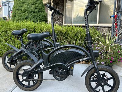 Two Jetson Electric Bikes Foldable Commuter E-Bike