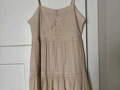 Women's Beige Summer Dress