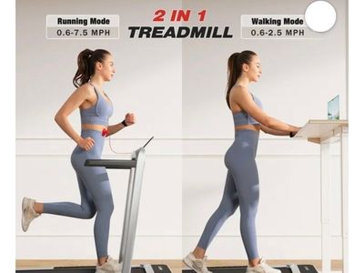 ️ 2-in-1 Folding Walking Pad / Treadmill – Compact