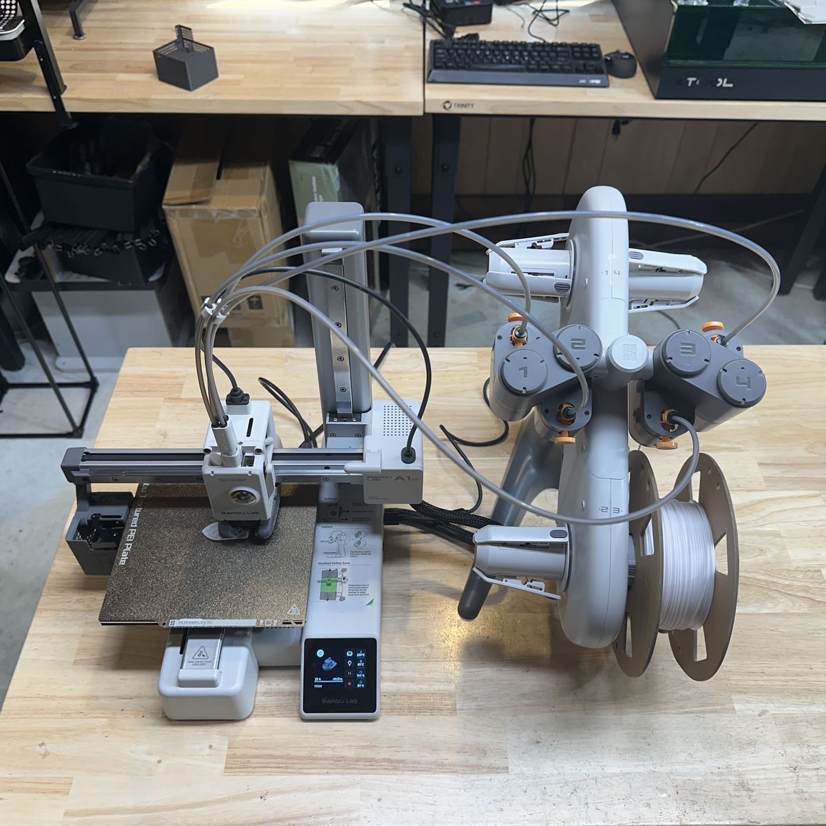 Bambu Lab A1 Mini 3D Printers with AMS (bambulab)