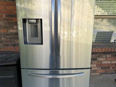Samsung French Door Refrigerator RF27T5241SR Stainless Steel - For Repair